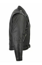 Men’s Café Racer Biker Leather Jacket