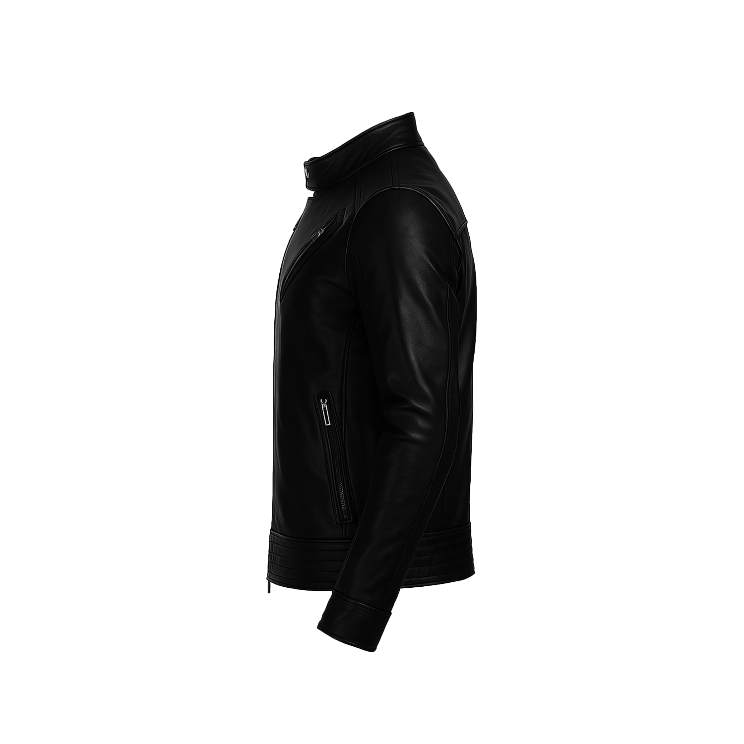 Black jacket on a white background