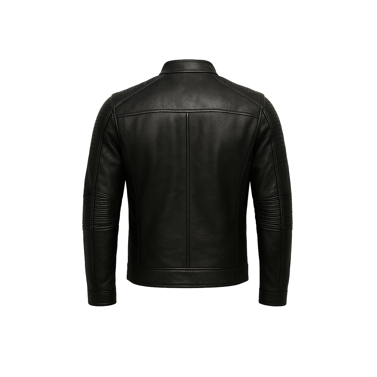 Men's Black Café Racer Leather Jacket