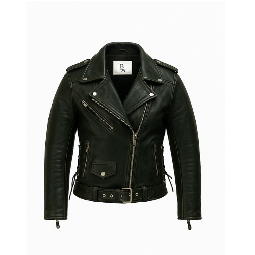 Women’s Premium Cowhide Leather Motorcycle Jacket