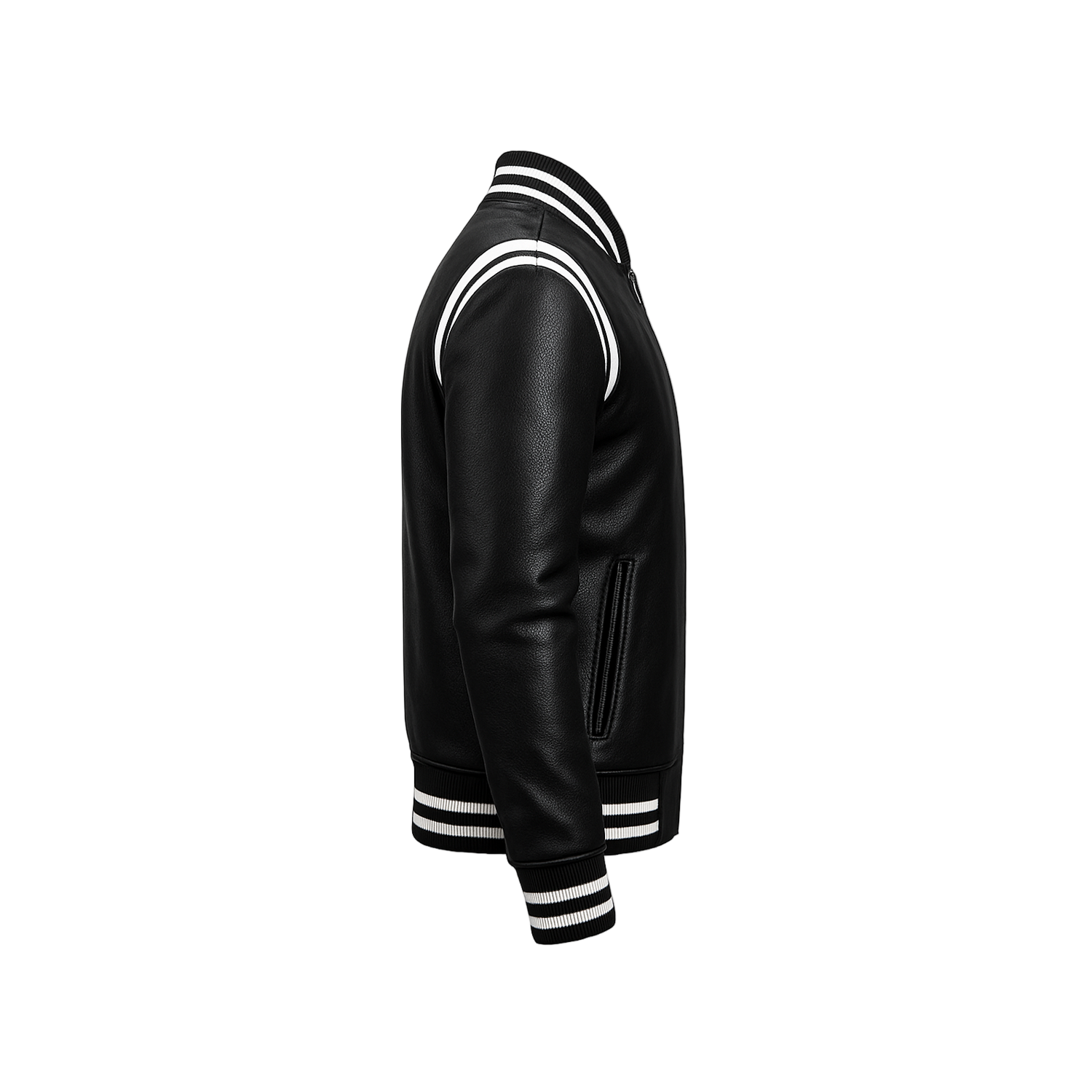 Men’s Genuine Lambskin Leather Biker Jacket