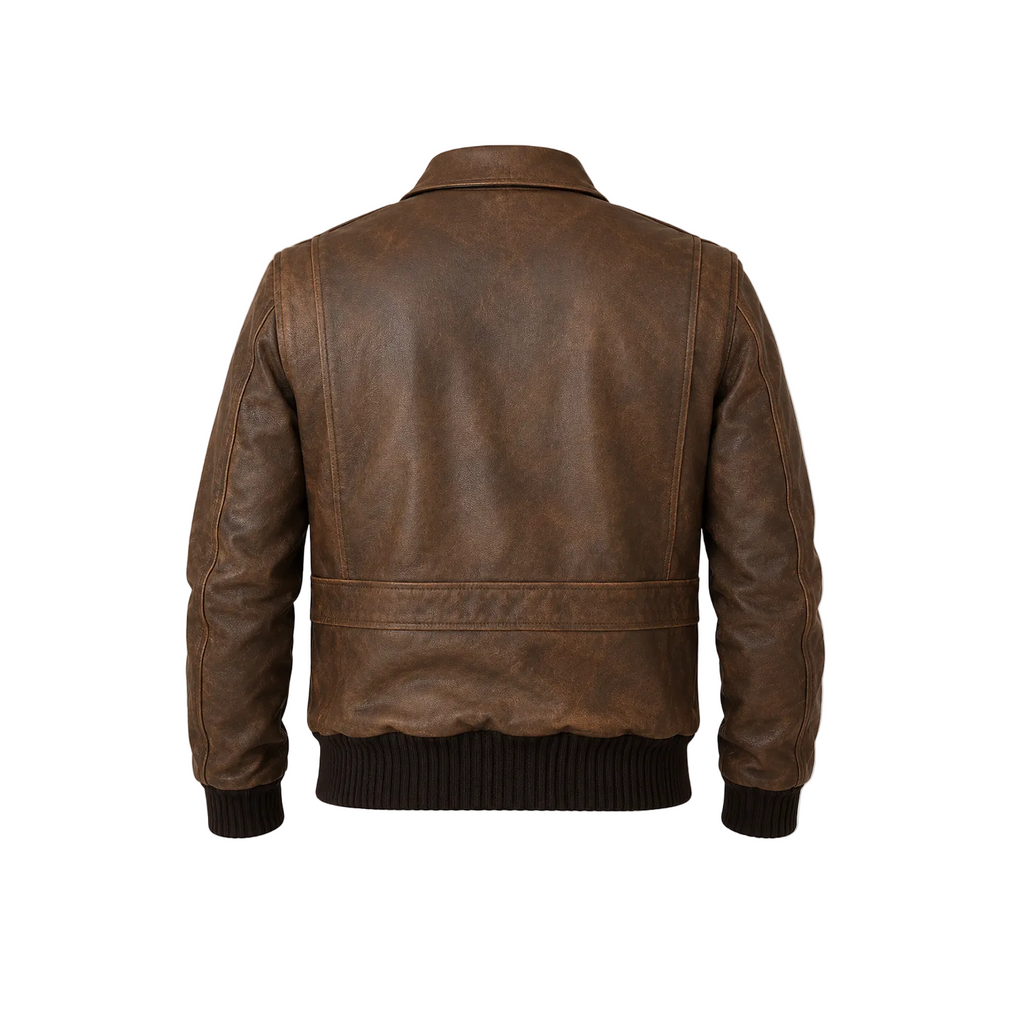 Men's A2 Flight Aviator Bomber Jacket