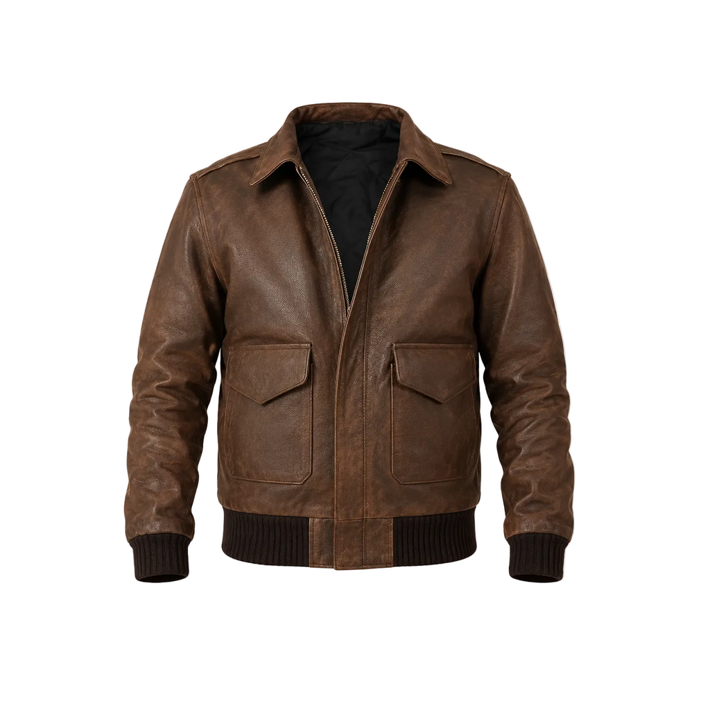 Men's A2 Flight Aviator Bomber Jacket