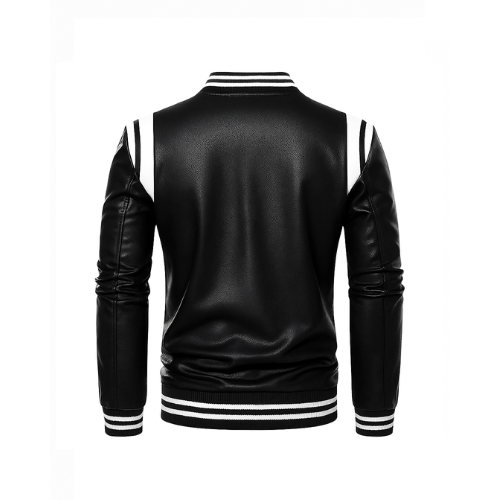 Men’s Genuine Lambskin Leather Biker Jacket