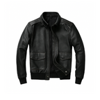Men's Genuine Lambskin Leather Bomber Jacket