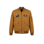 Handmade Mustard Yellow Corduroy Bomber Jacket